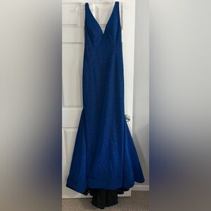 Elegant Blue Prom Dress